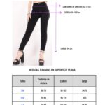 Jean skinny premium super elastizado negro ruedo normal