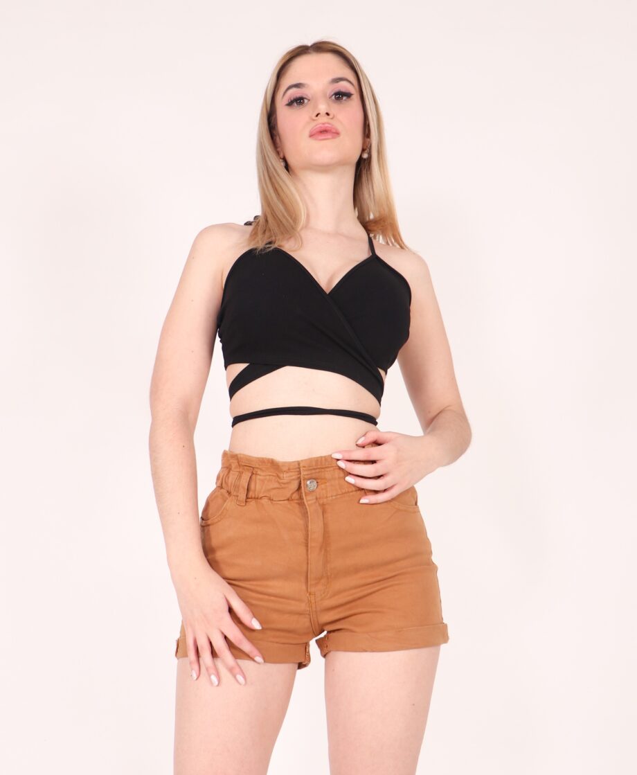 Short elastizado camel