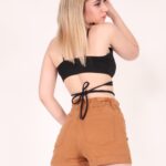 Short elastizado camel
