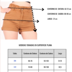 Short elastizado camel