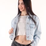 Campera mom rígida