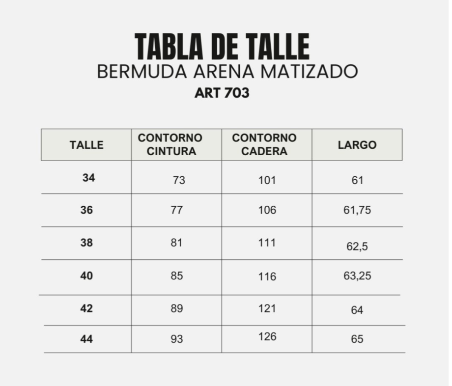 Bermudas rígido matizado arena ruedo normal